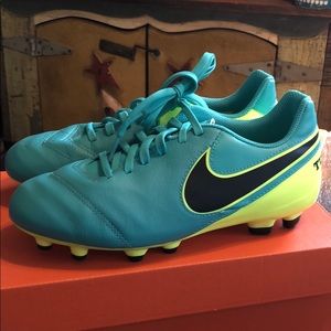 JR Tiempo Legend Soccer Cleats, Size 5.5Y, NIB